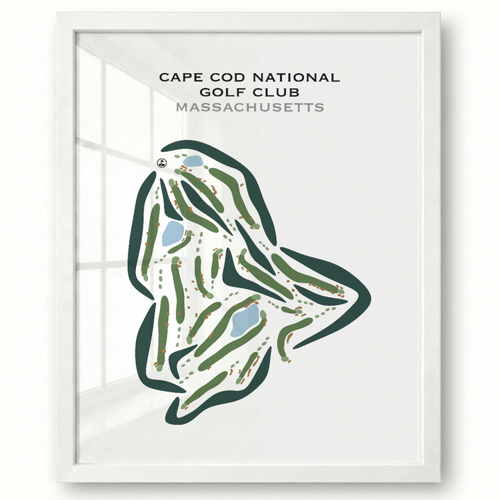 Cape Cod National Golf Club, Massachusetts - Printed Golf Courses