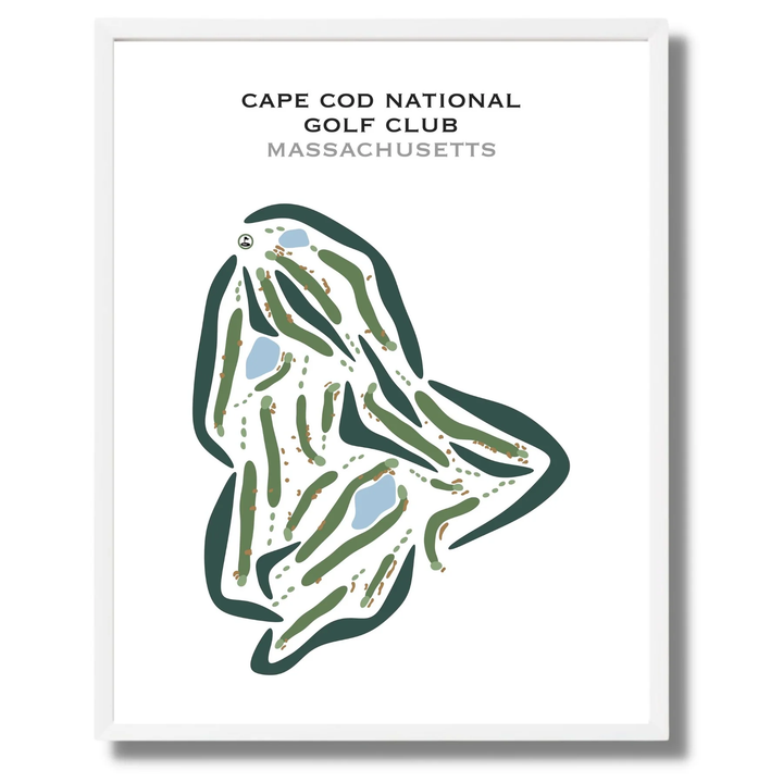 Cape Cod National Golf Club, Massachusetts - Printed Golf Courses