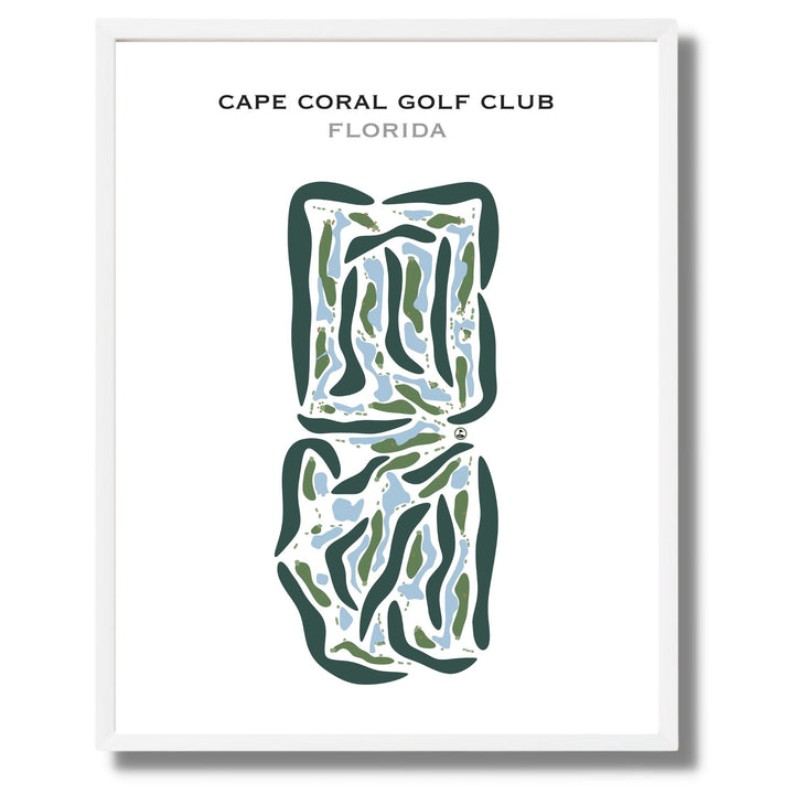 Cape Royal Golf Club, Florida - Printed Golf Courses
