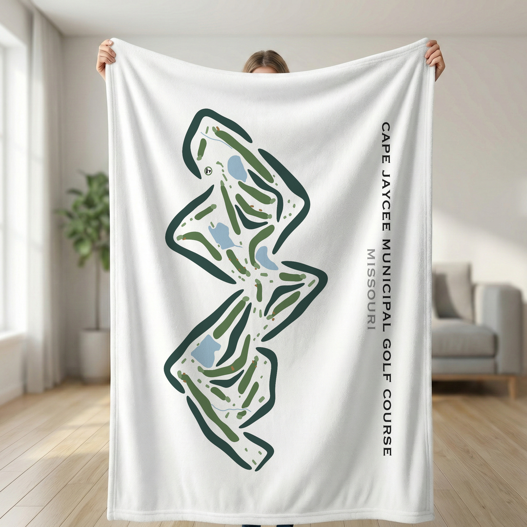 Cape Jaycee Municipal Golf Course, Missouri - Printed Golf Courses