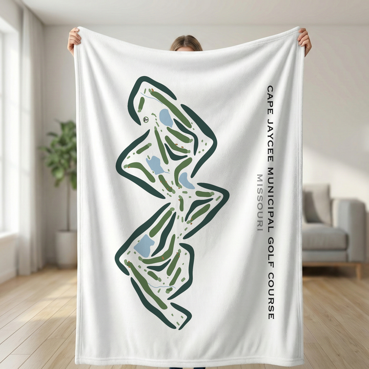 Cape Jaycee Municipal Golf Course, Missouri - Printed Golf Courses