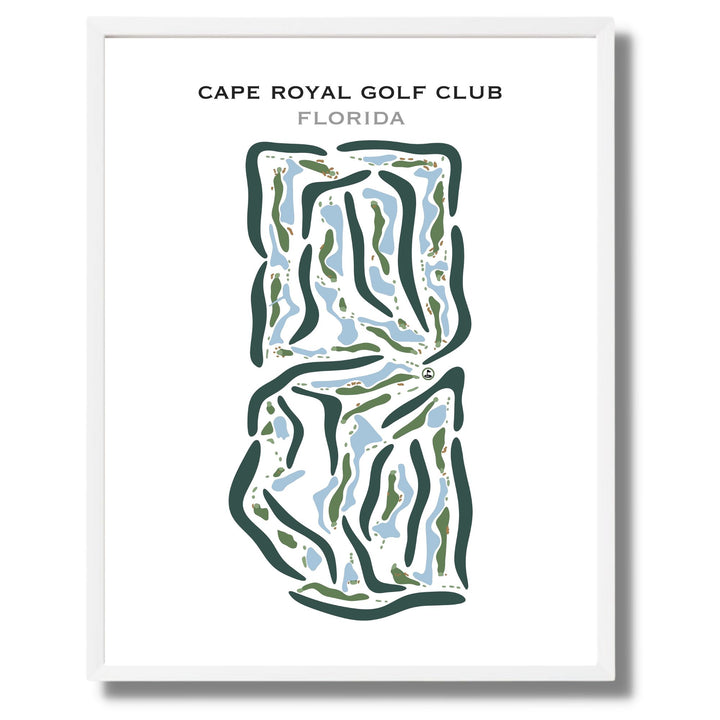 Cape Royal Golf Club, Florida - Printed Golf Courses