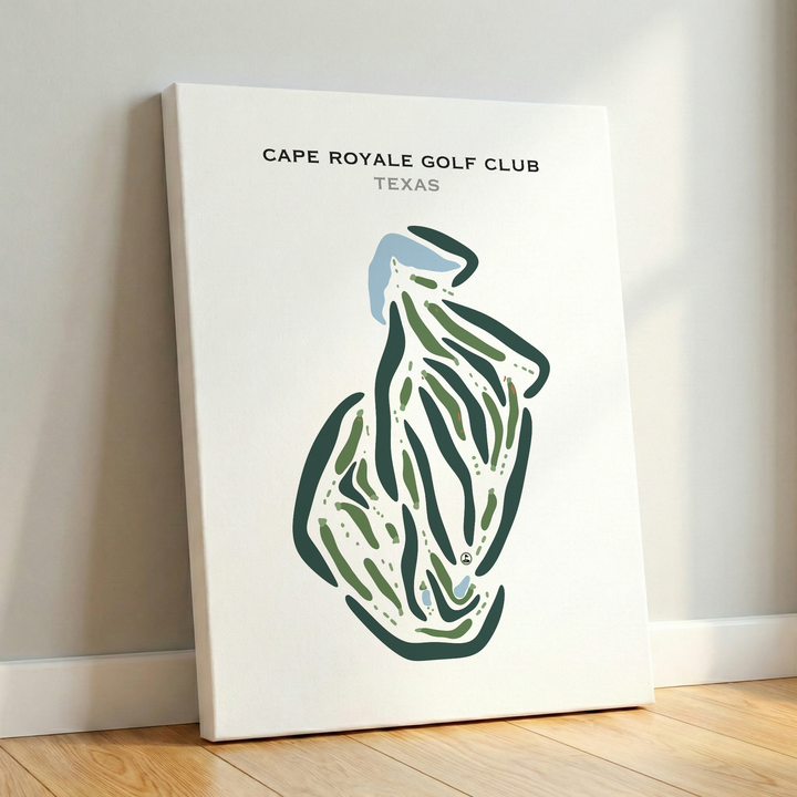 Cape Royale Golf Club, Texas - Printed Golf Courses