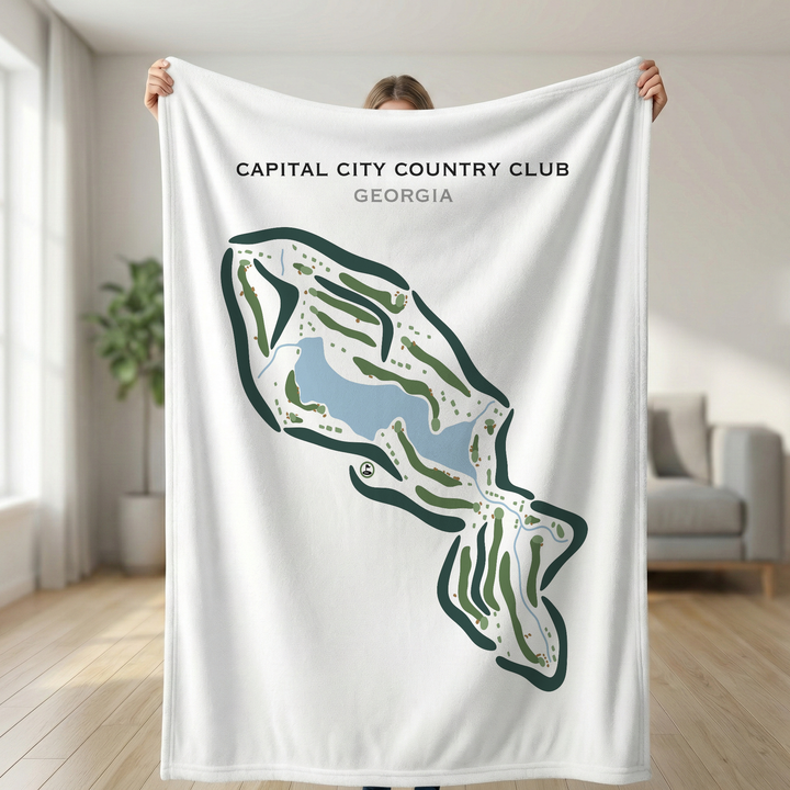Capital City Country Club, Georgia - Printed Golf Courses