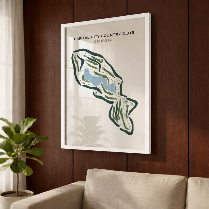 Capital City Country Club, Georgia - Printed Golf Courses
