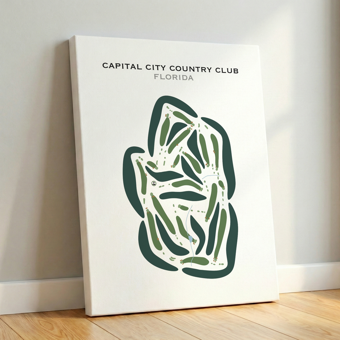 Capital City Country Club, Florida - Printed Golf Courses