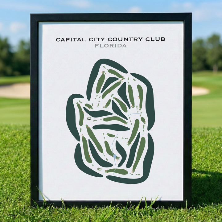 Capital City Country Club, Florida - Printed Golf Courses