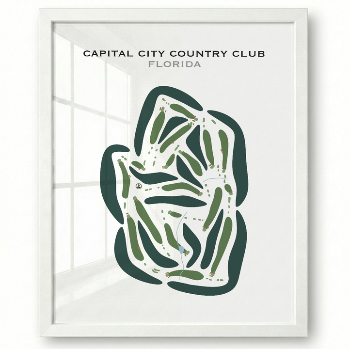 Capital City Country Club, Florida - Printed Golf Courses
