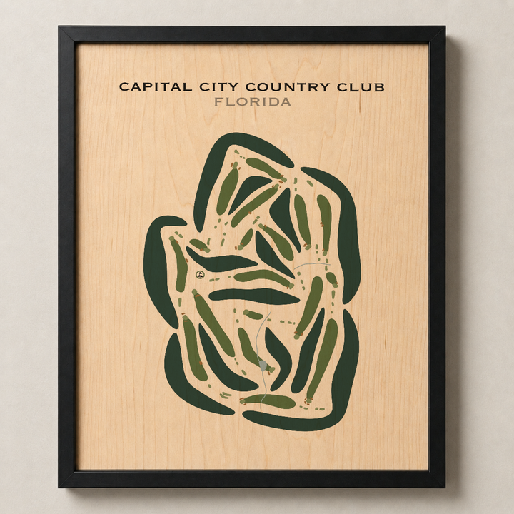 Capital City Country Club, Florida - Printed Golf Courses
