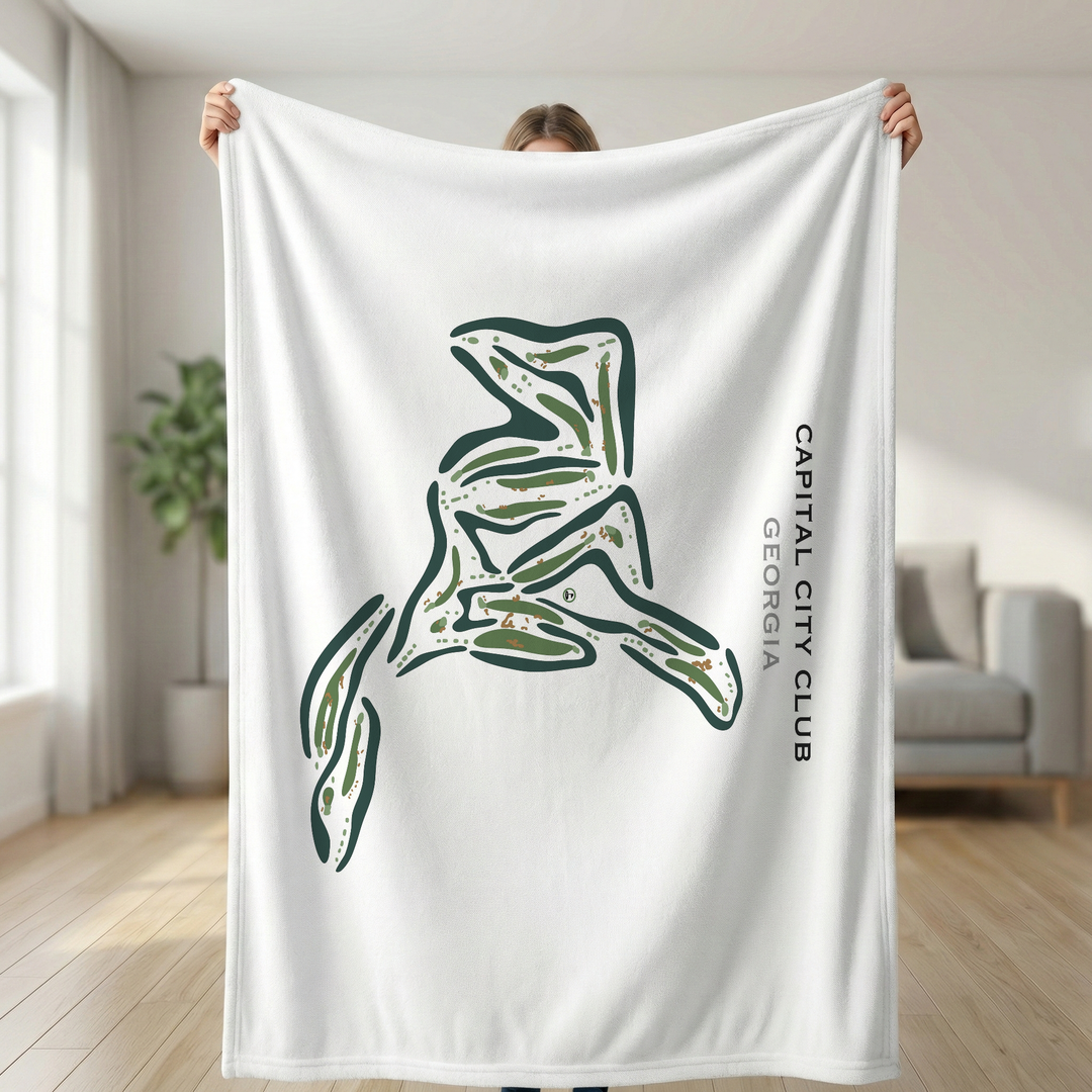 Capital City Club, Georgia - Printed Golf Courses