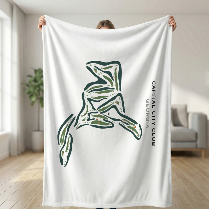 Capital City Club, Georgia - Printed Golf Courses