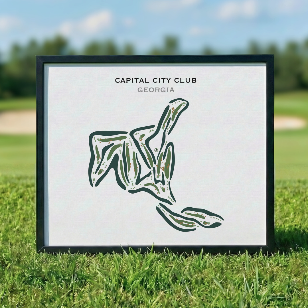 Capital City Club, Georgia - Printed Golf Courses