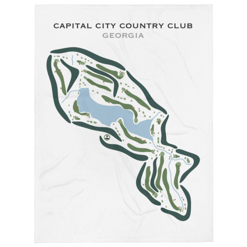 Capital City Country Club, Georgia - Printed Golf Courses