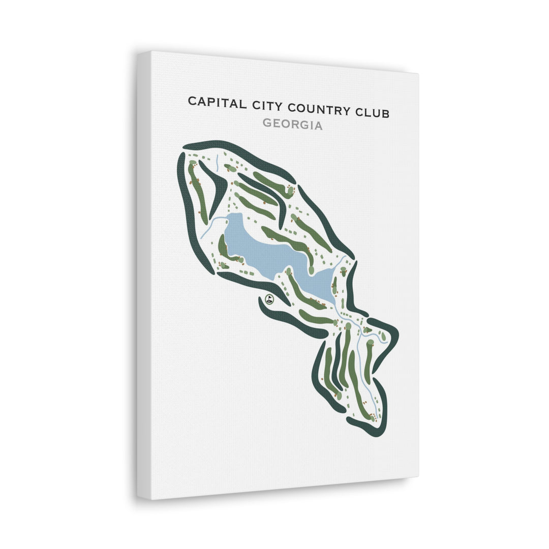 Capital City Country Club, Georgia - Printed Golf Courses