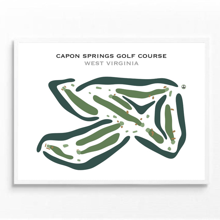 Capon Springs Golf Course, West Virginia - Printed Golf Courses