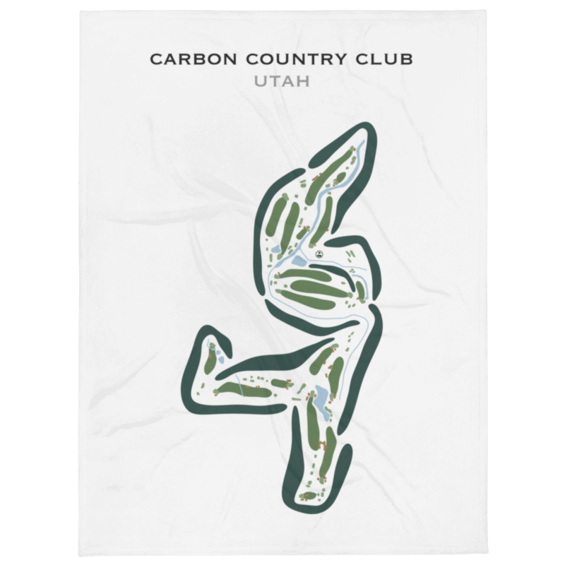 Carbon Country Club, Utah - Printed Golf Courses