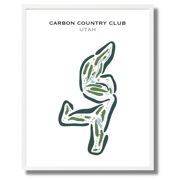 Carbon Country Club, Utah - Printed Golf Courses