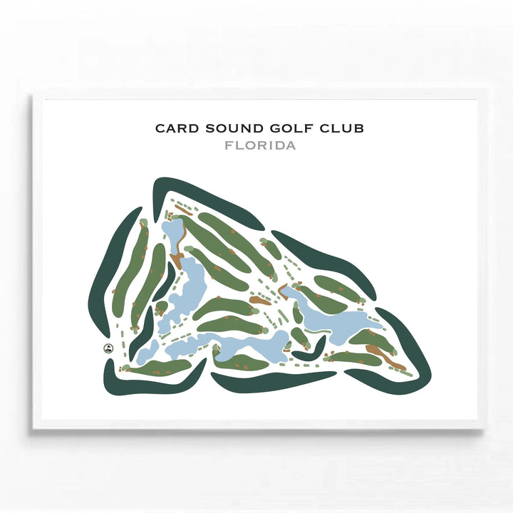 Card Sound Golf Club, Florida - Printed Golf Courses