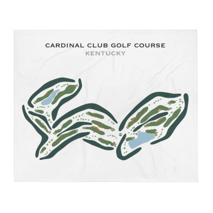 Cardinal Club Golf Course, Kentucky - Printed Golf Courses