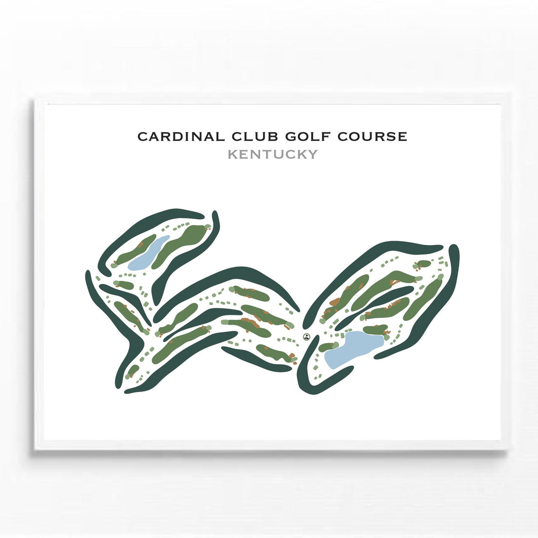 Cardinal Club Golf Course, Kentucky - Printed Golf Courses