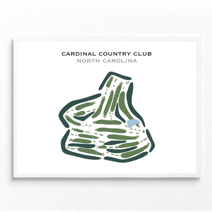 Cardinal Country Club, North Carolina - Printed Golf Courses