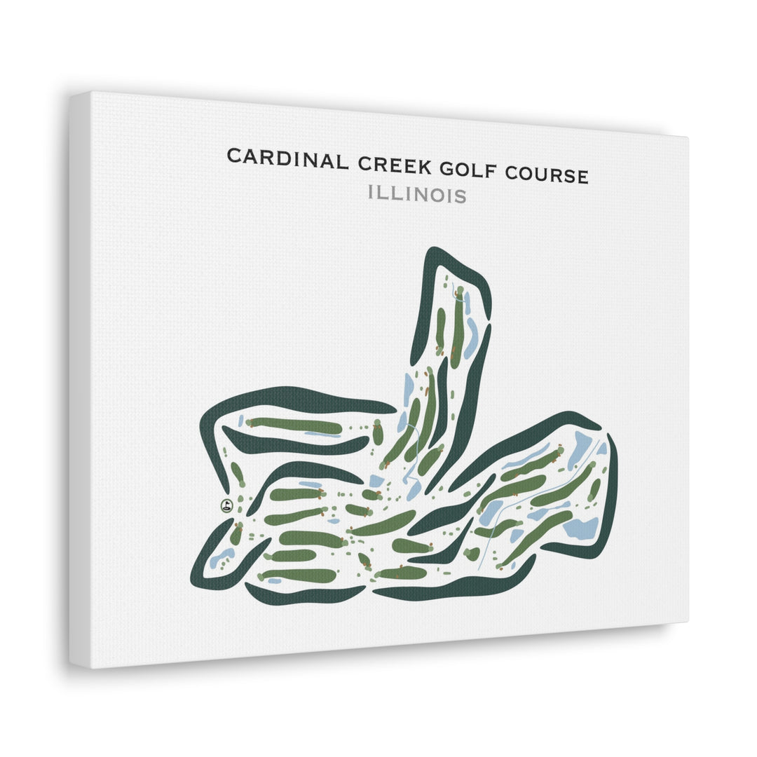 Cardinal Creek Golf Course - Beecher, Illinois - Printed Golf Courses