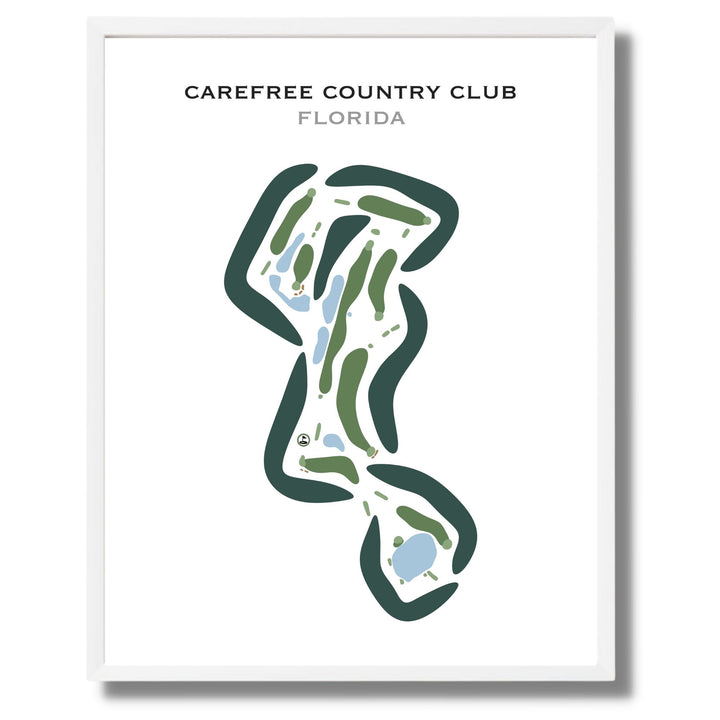 Carefree Country Club, Florida - Printed Golf Courses