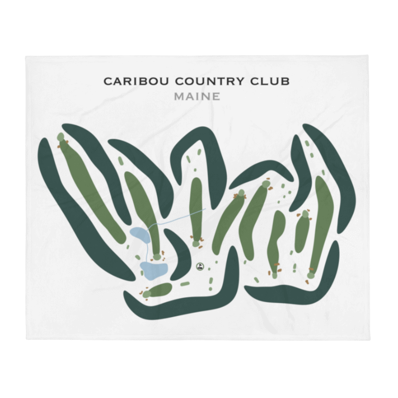 Caribou Country Club, Maine - Printed Golf Courses