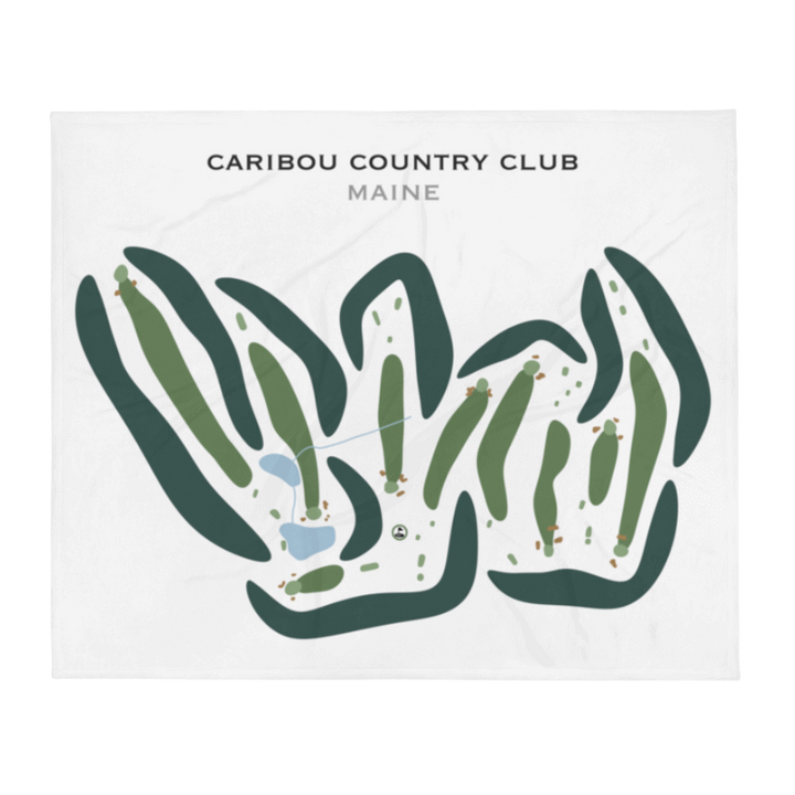 Caribou Country Club, Maine - Printed Golf Courses