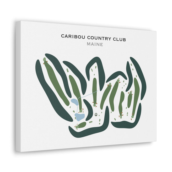 Caribou Country Club, Maine - Printed Golf Courses