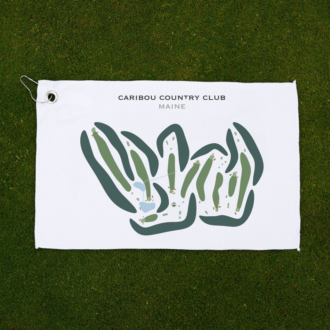 Caribou Country Club, Maine - Printed Golf Courses