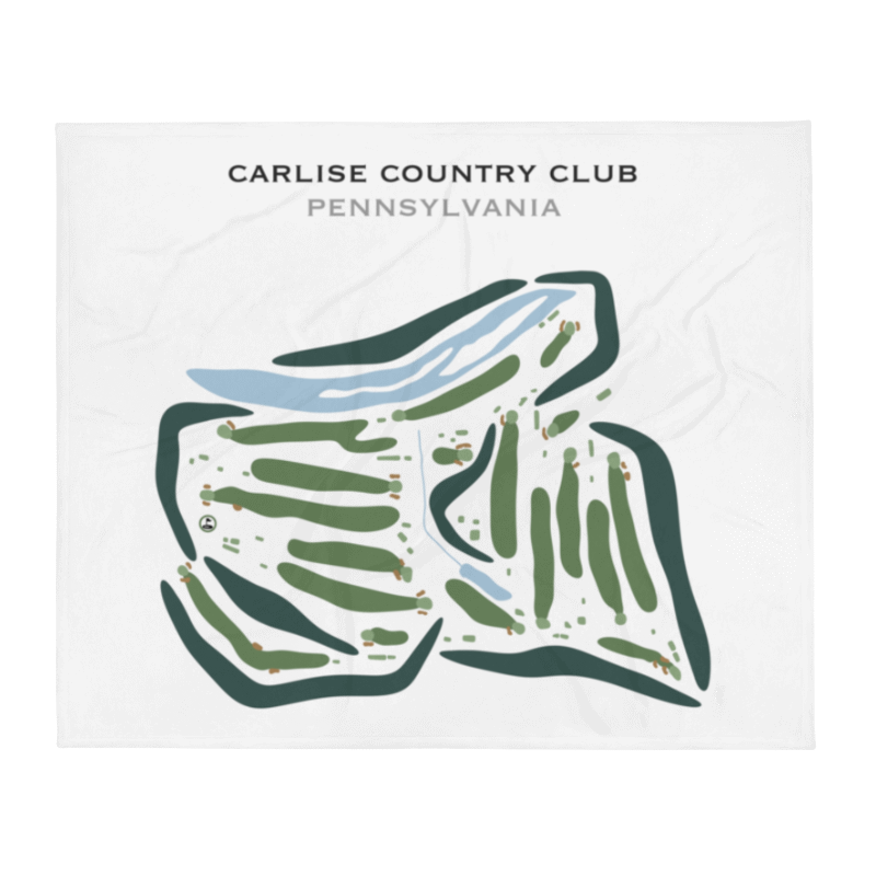 Carlisle Country Club, Pennsylvania - Printed Golf Courses