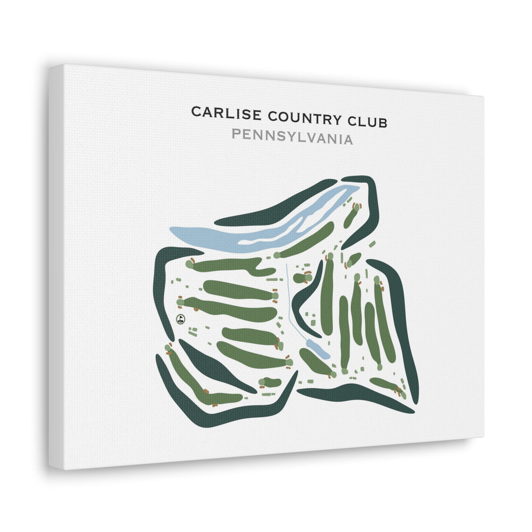 Carlisle Country Club, Pennsylvania - Printed Golf Courses