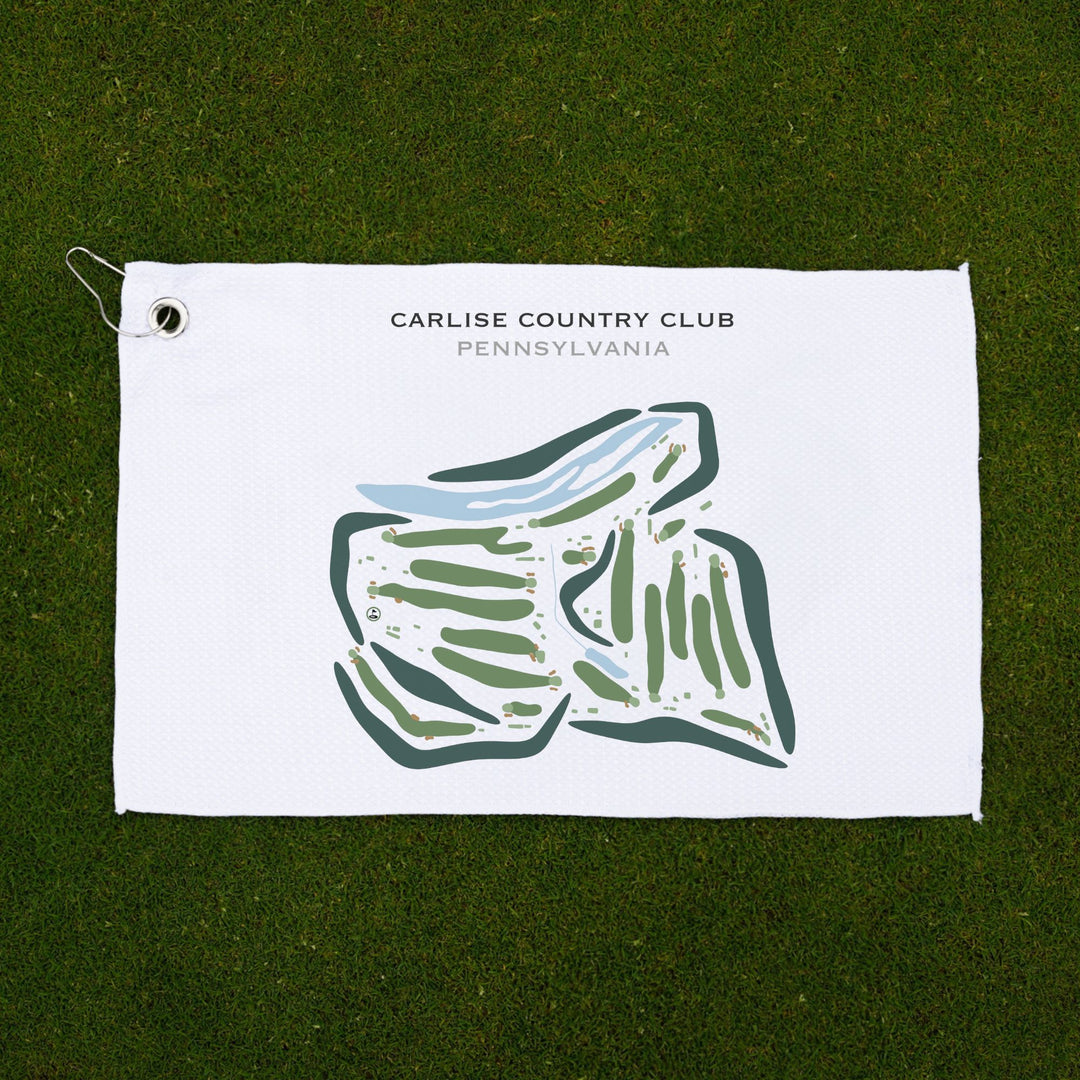 Carlisle Country Club, Pennsylvania - Printed Golf Courses