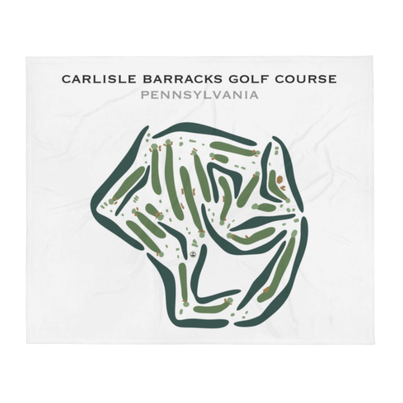 Carlisle Barracks Golf Course, Pennsylvania - Printed Golf Courses