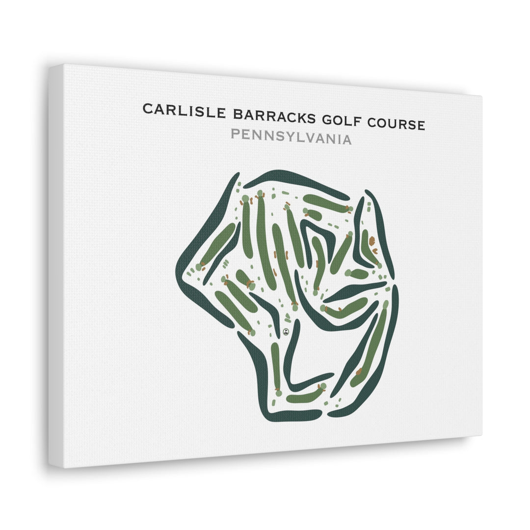 Carlisle Barracks Golf Course, Pennsylvania - Printed Golf Courses