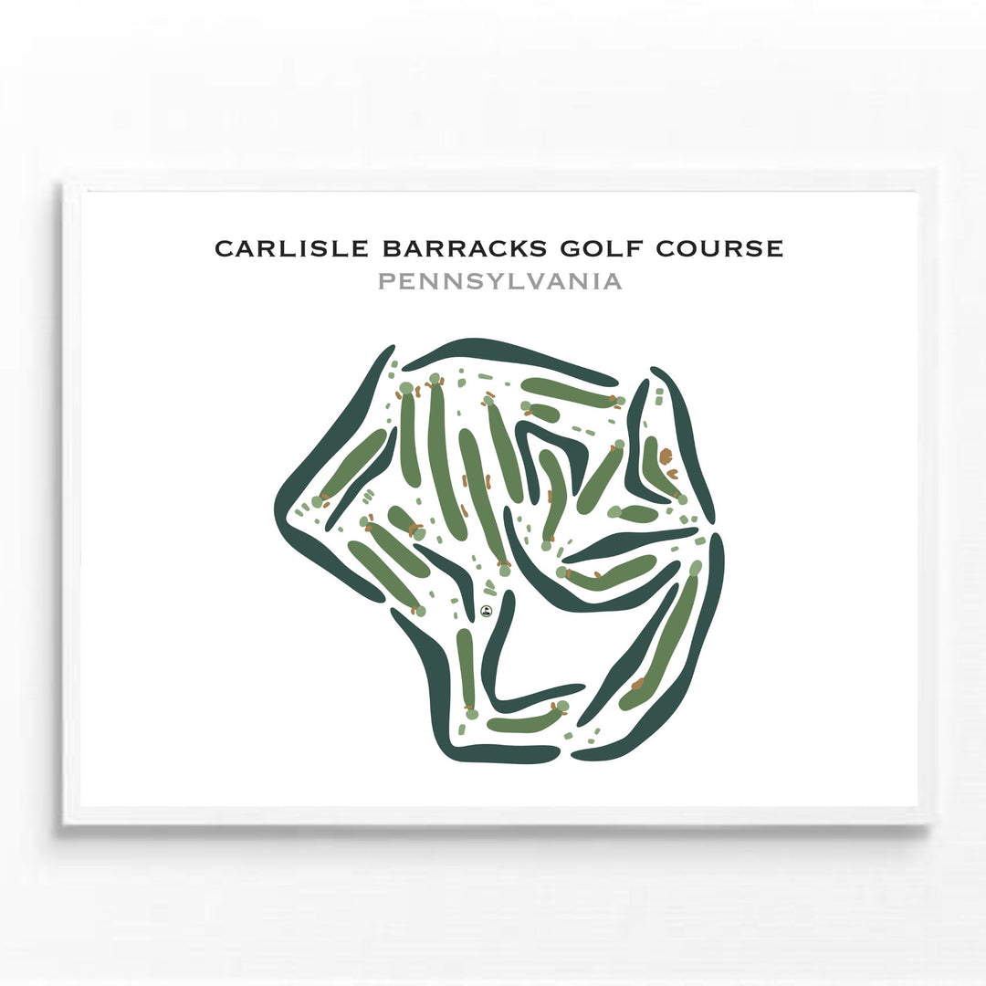 Carlisle Barracks Golf Course, Pennsylvania - Printed Golf Courses