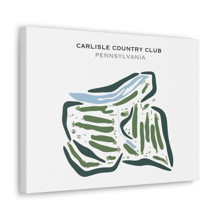 Carlisle Country Club, Pennsylvania - Printed Golf Courses