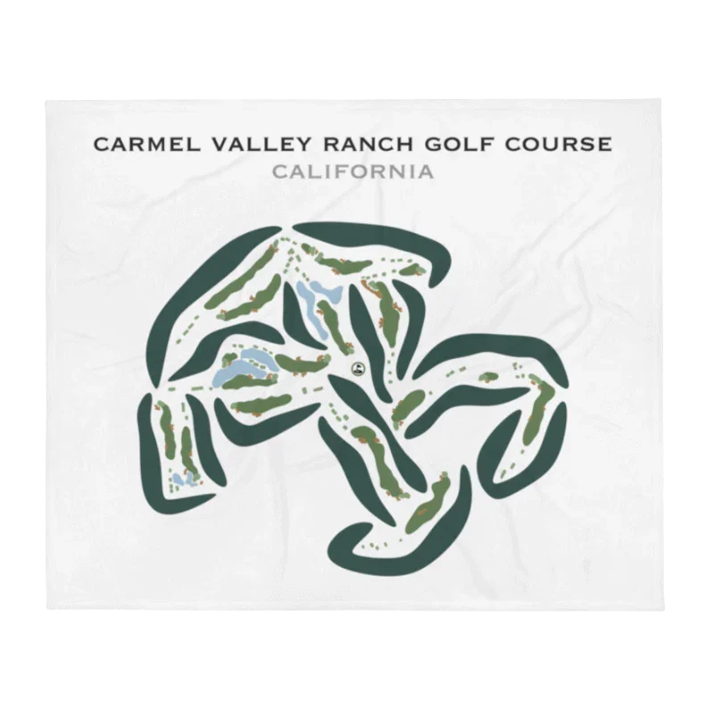 Carmel Valley Ranch Golf Course, California - Printed Golf Courses