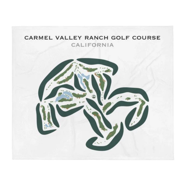Carmel Valley Ranch Golf Course, California - Printed Golf Courses