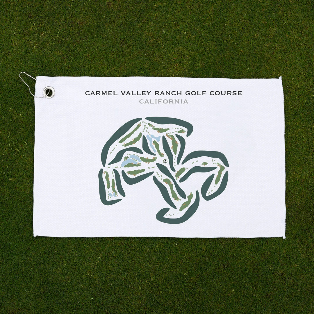 Carmel Valley Ranch Golf Course, California - Printed Golf Courses