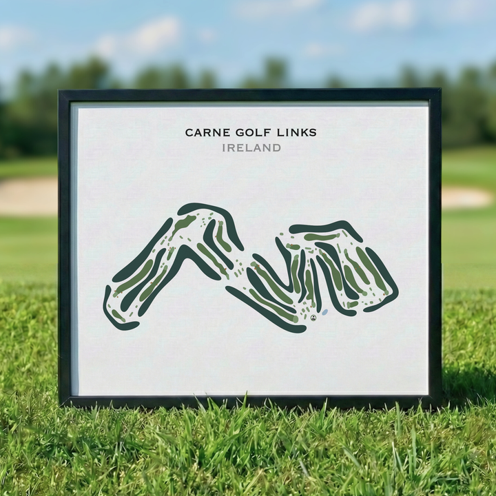 Carne Golf Links, Ireland - Printed Golf Course