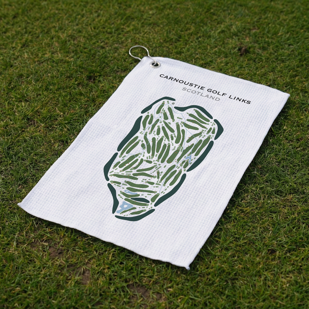 Carnoustie Golf Links, Scotland - Printed Golf Courses