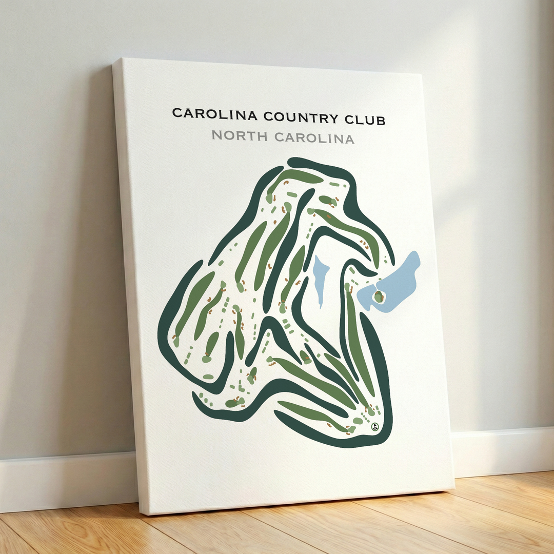 Carolina Country Club, North Carolina - Printed Golf Courses