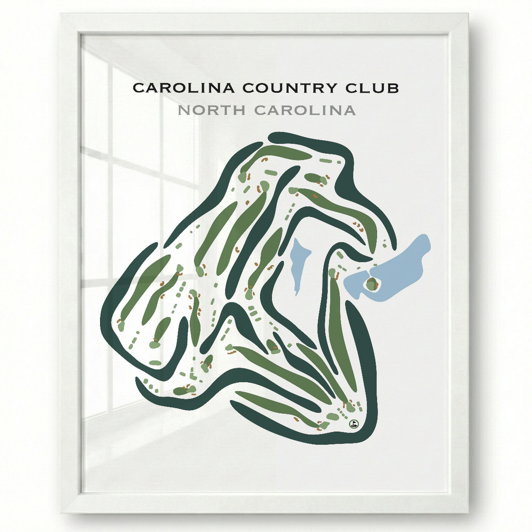 Carolina Country Club, North Carolina - Printed Golf Courses
