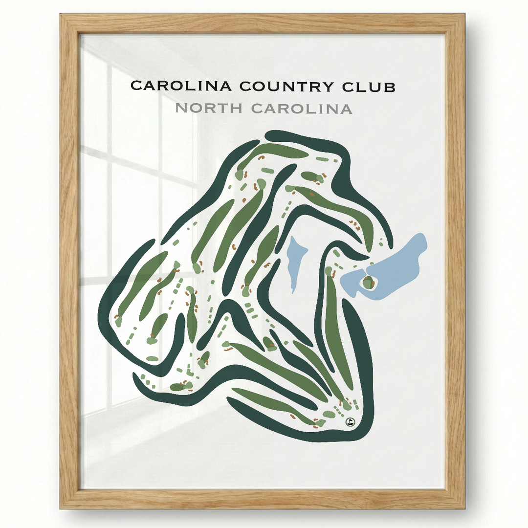 Carolina Country Club, North Carolina - Printed Golf Courses
