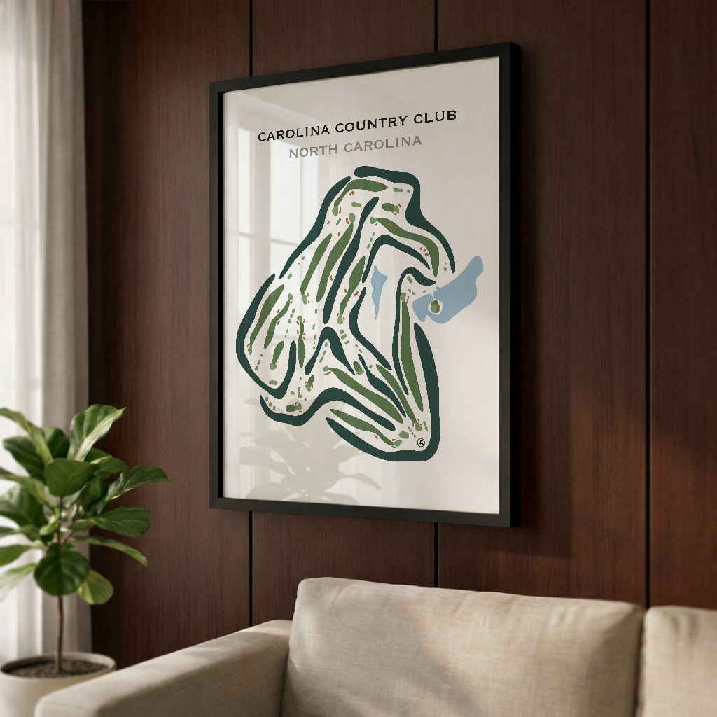 Carolina Country Club, North Carolina - Printed Golf Courses