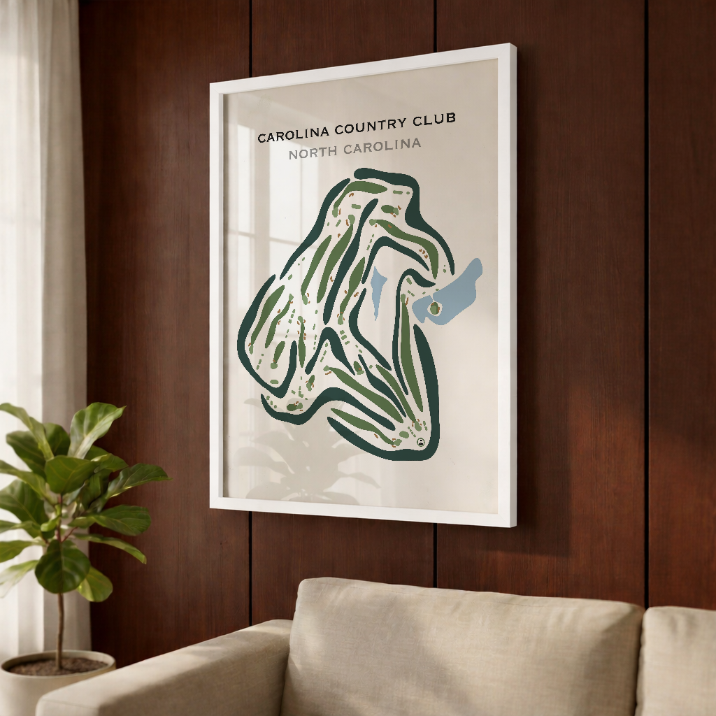 Carolina Country Club, North Carolina - Printed Golf Courses
