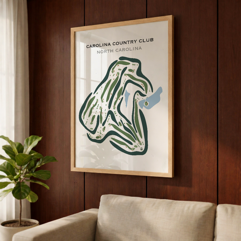 Carolina Country Club, North Carolina - Printed Golf Courses