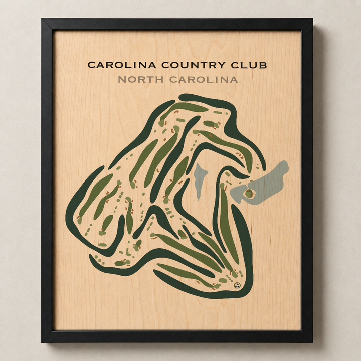 Carolina Country Club, North Carolina - Printed Golf Courses